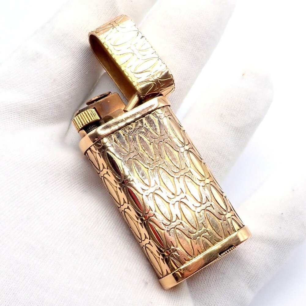 Vintage Cartier Pasha Rose Gold Tone Lighter - Picture 7 of 15